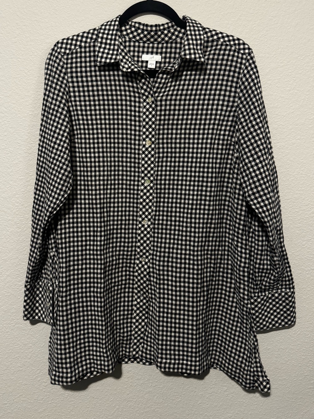 J. Jill Gingham Button-Down Shirt